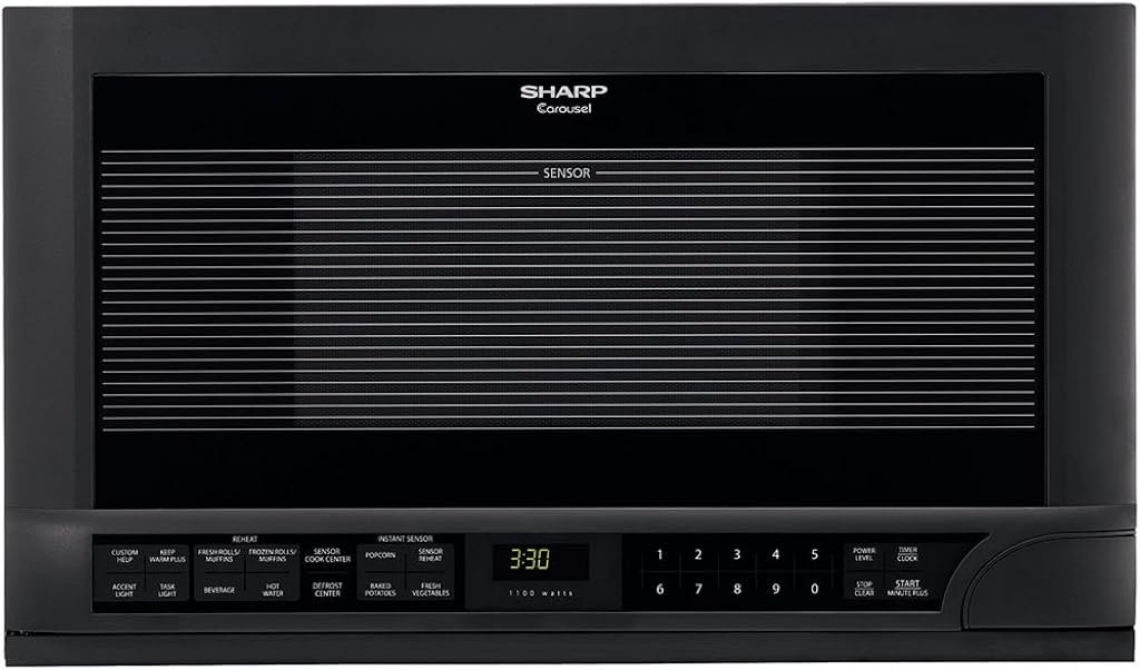 Sharp R1210TY Over-the-Counter Microwave