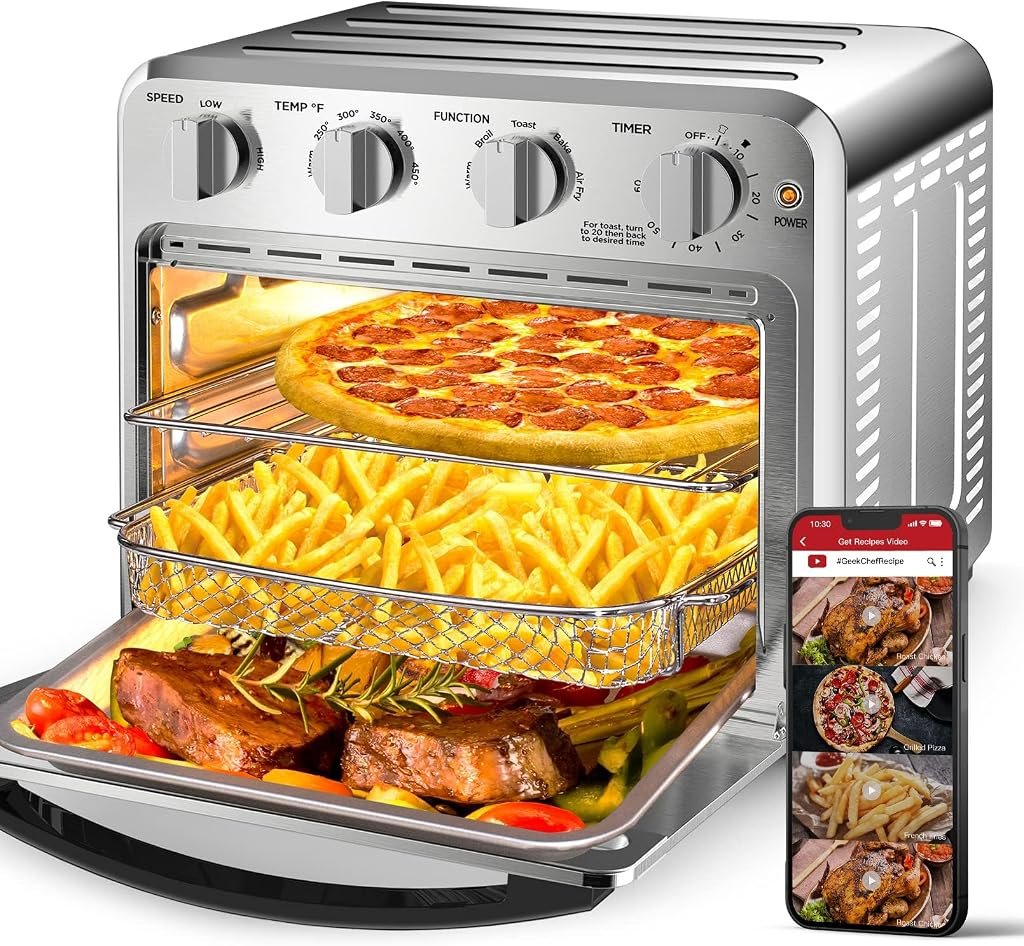 Geek Chef 16QT Air Fryer Toaster Oven