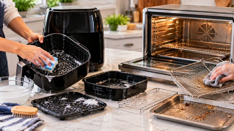 How to Clean an Air Fryer and Air Fryer Toaster Oven