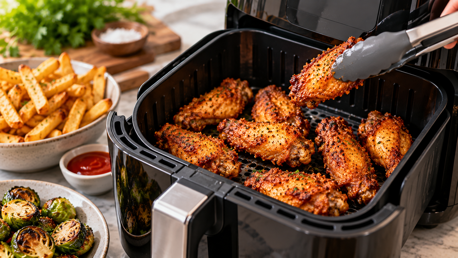 how to get crispier food in an air fryer image
