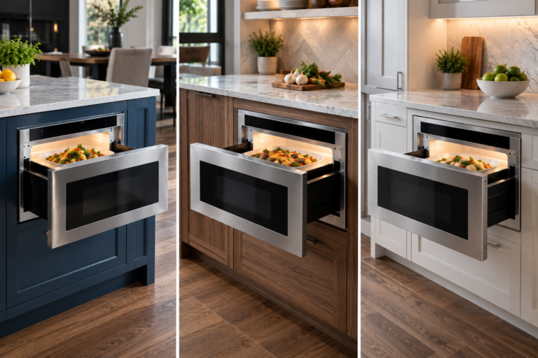 Sharp Microwave Drawer Comparison: SMD2470ASY vs KB6524PSY vs SMD2470AH