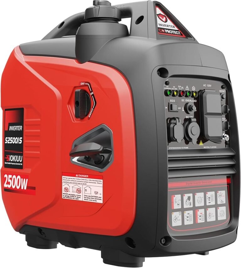 2500W Portable Inverter Generator with CO Sensor Review
