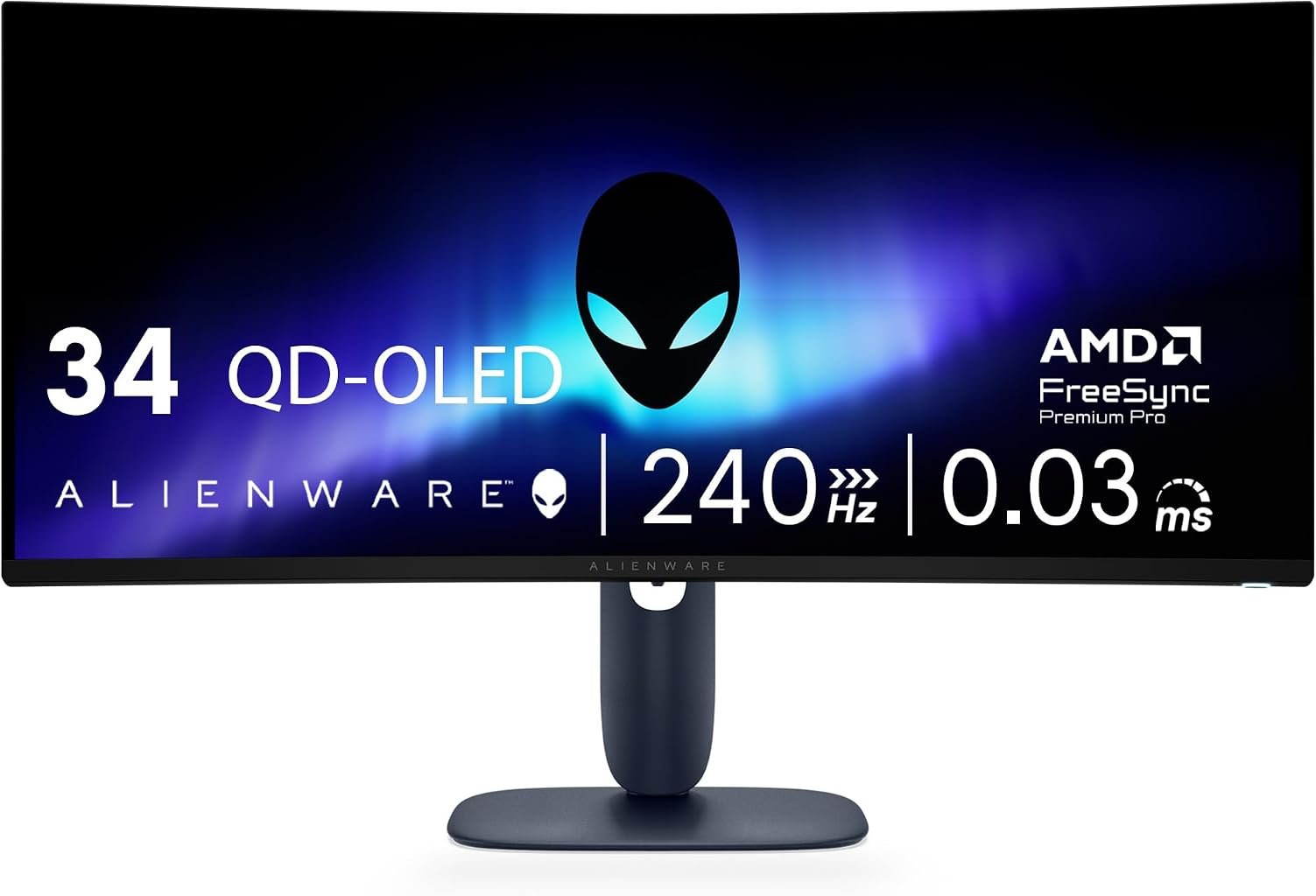 Alienware AW3425DW QD-OLED Curved Gaming Monitor