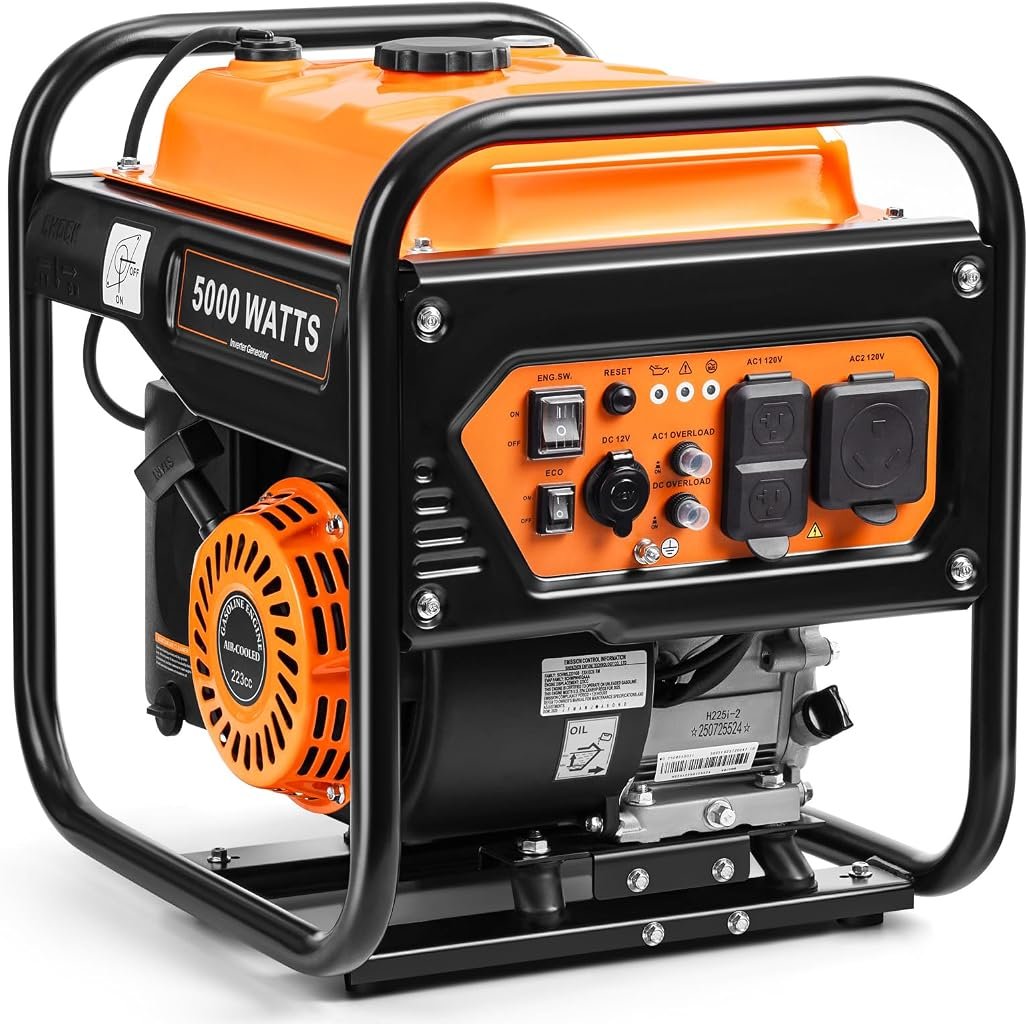 Oxseryn 5000W Open Frame Inverter Generator