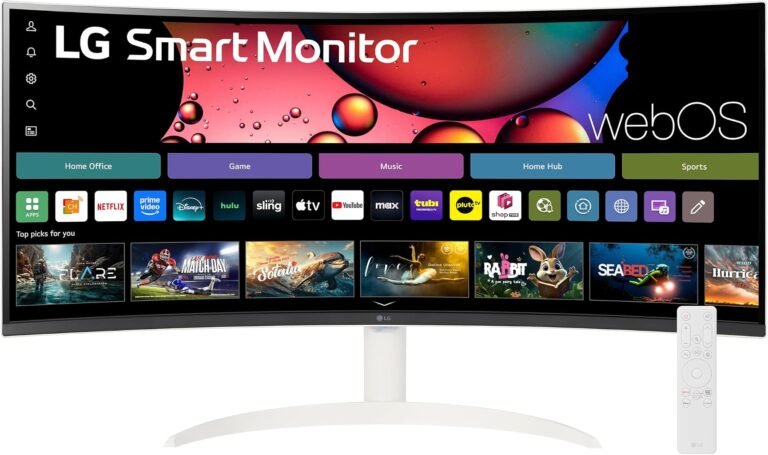 LG 34SR60QC-W UltraWide Curved Smart Monitor Review