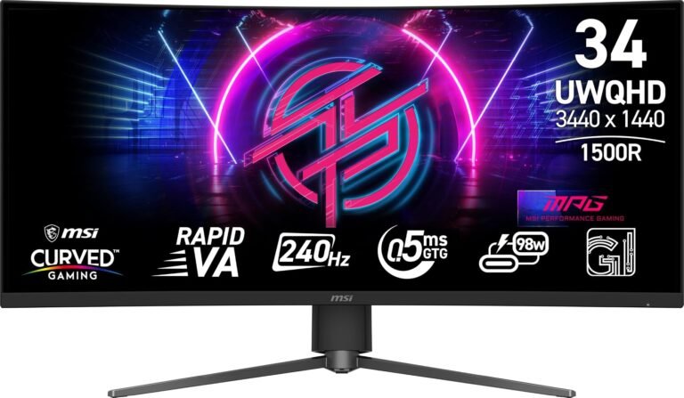 MSI MPG 346CQRF X24 Gaming Monitor Review
