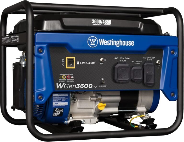Westinghouse 4650 Peak Watt Gas Portable Generator Review