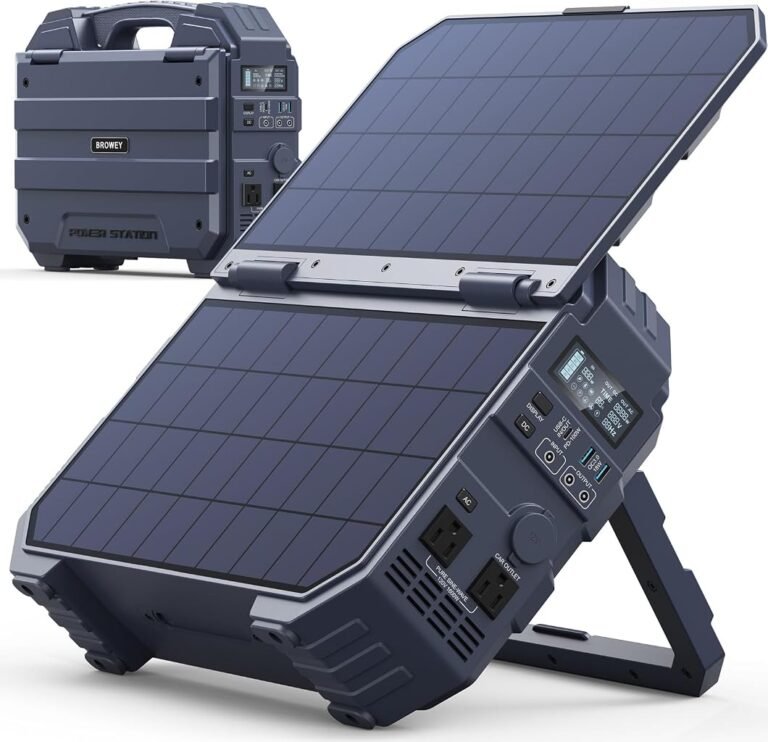 BROWEY 1600W Portable Power Station with Built-in Solar Panel Review