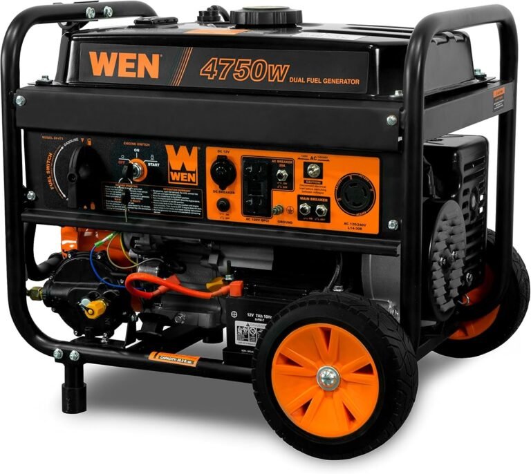 WEN DF475T 4750W Dual Fuel Portable Generator Review
