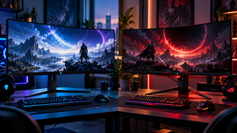 Alienware AW3425DW vs ASUS ROG XG34WCDG: OLED Ultrawide Gaming Monitor Comparison