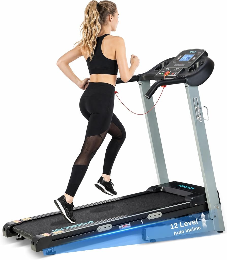 BORGUSI Auto Incline Treadmill