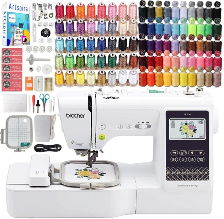 Brother SE700 Sewing and Embroidery Machine Artspira Bundle Review