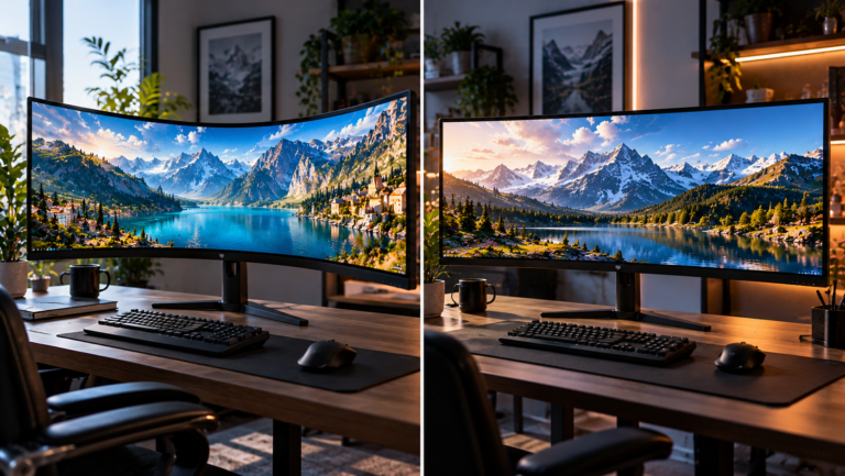 Curved vs Flat Ultrawide Monitors: What Changes in Everyday Use