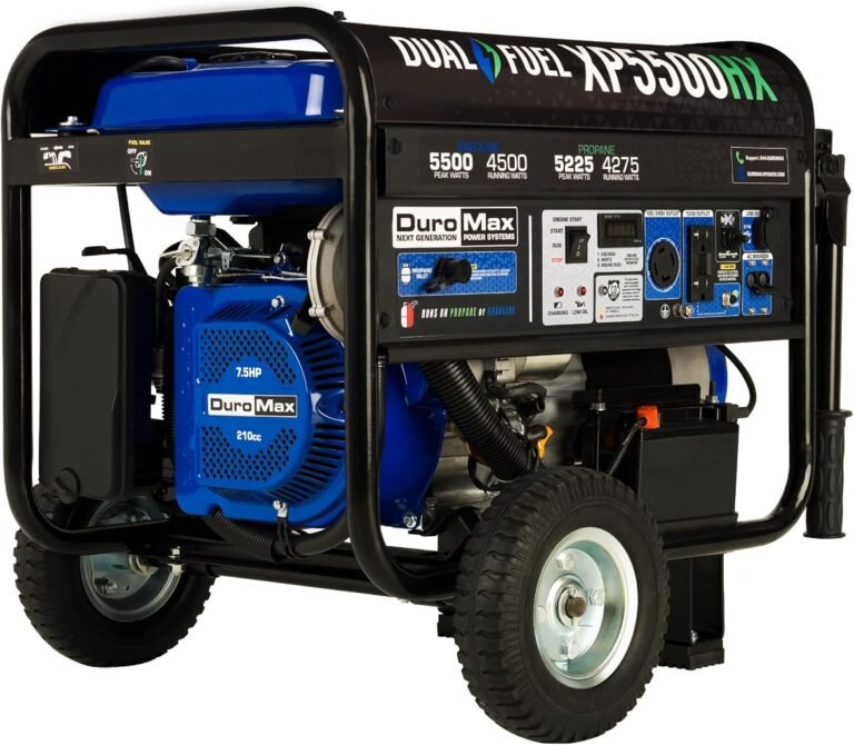 DuroMax XP5500HX 5500W Dual Fuel Portable Generator Review