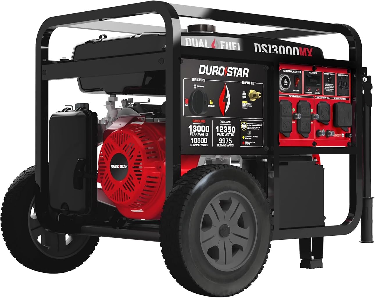 DuroStar DS13000MX 13000W Dual Fuel Portable Generator