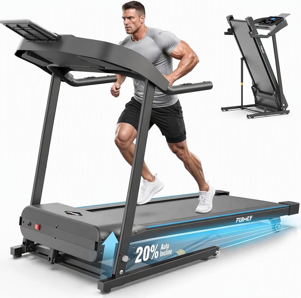 FUNMILY Auto Incline Folding Treadmill
