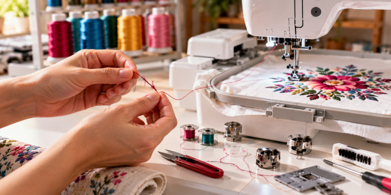 How to Hoop Fabric for Machine Embroidery