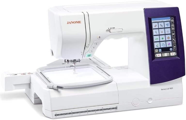 Janome Horizon Memory Craft 9850 Embroidery and Sewing Machine Review