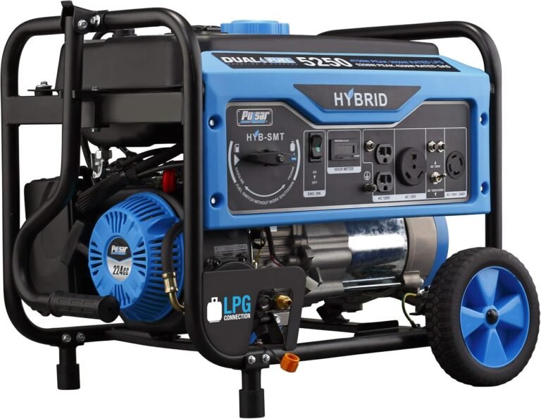 Pulsar PG5250B 5250W Dual Fuel Portable Generator Review