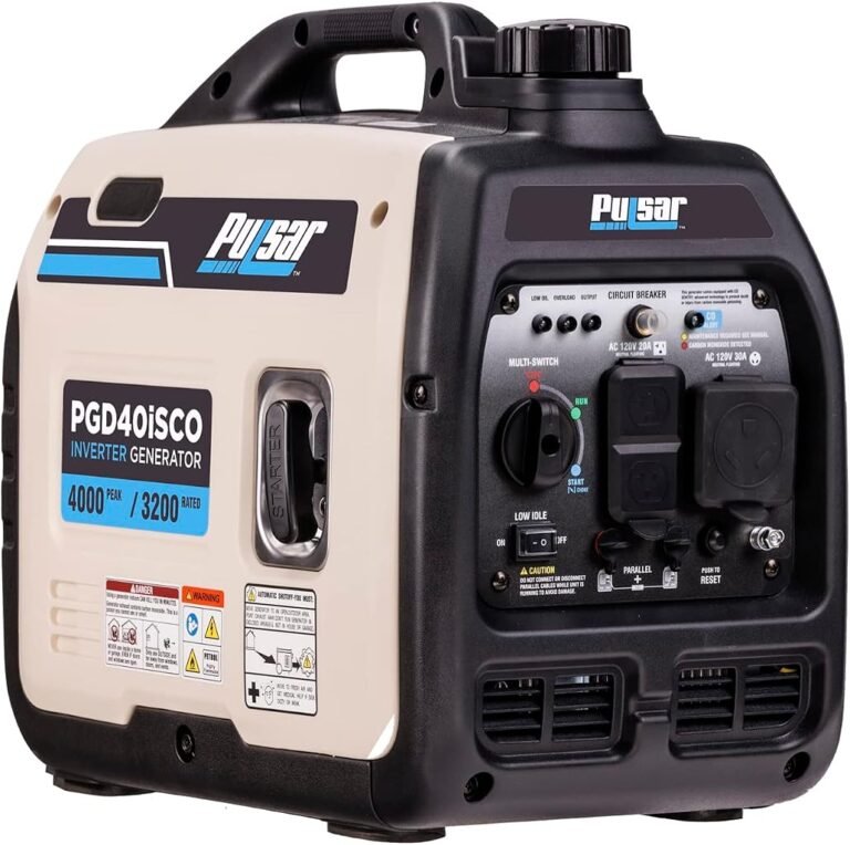 Pulsar PGD40ISCO 4000W Gas Inverter Generator Review