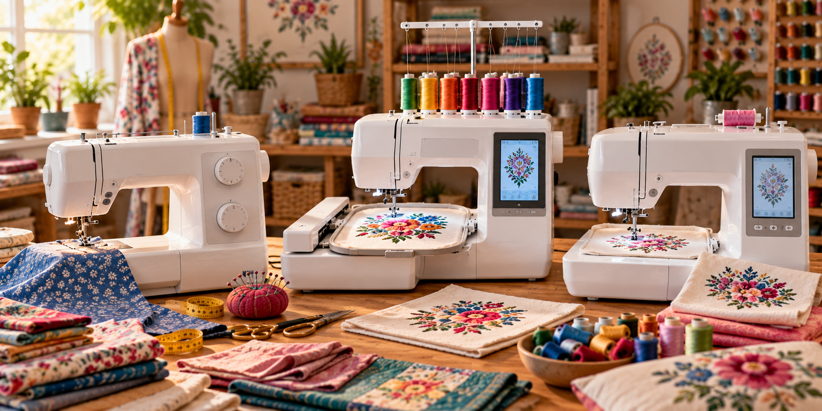 sewing machine vs embroidery machine vs combo machine what do you need image