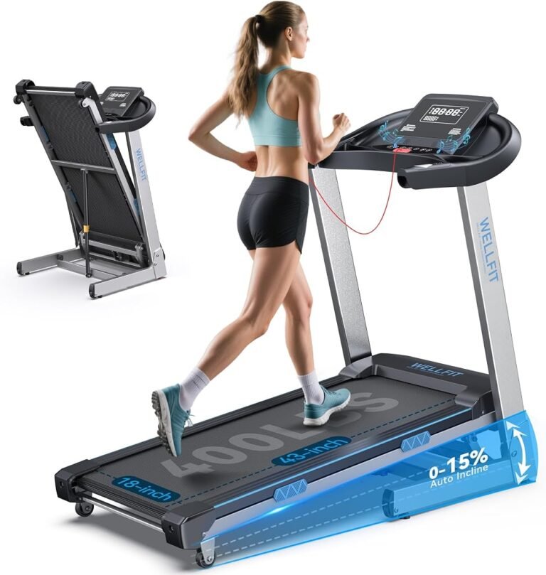 WELLFIT Auto Incline Foldable Treadmill Review