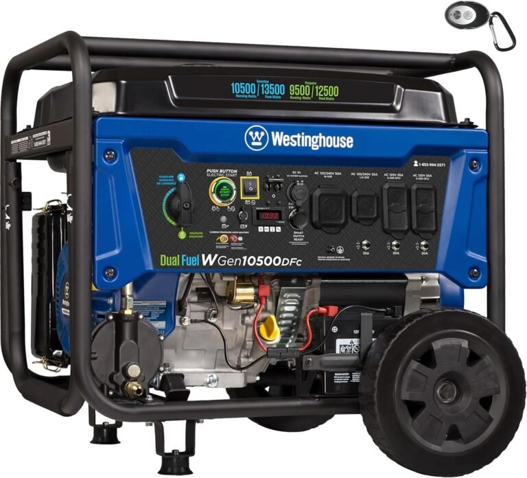 Westinghouse 13500 Peak Watt Dual Fuel Portable Generator Review