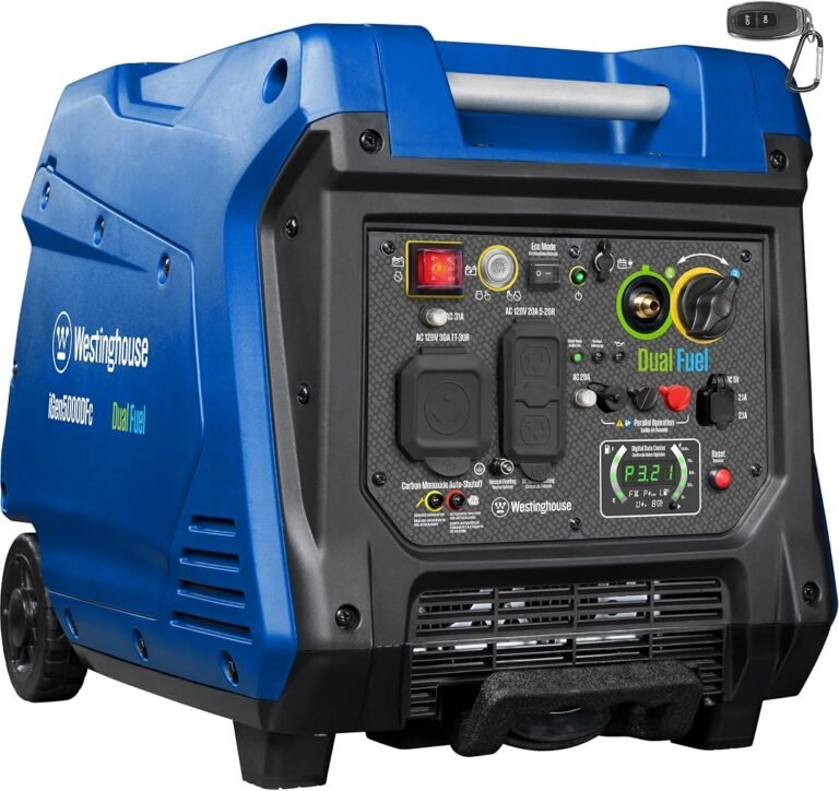 Westinghouse 5000 Peak Watt Dual Fuel Inverter Generator with CO Sensor Review